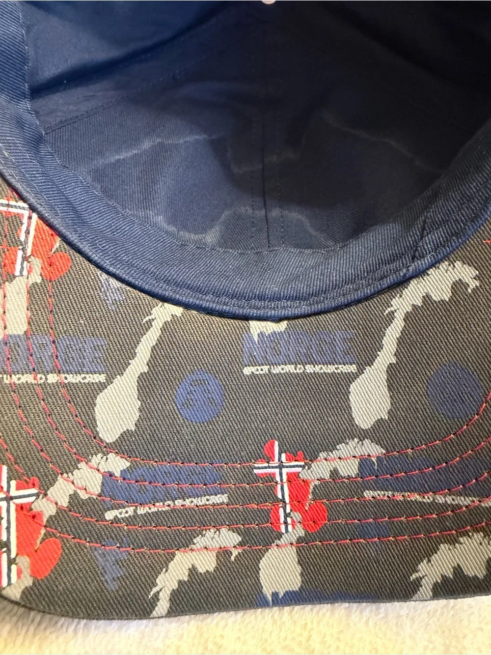 Disney Epcot Norway “Norge” Mickey Cap Hat